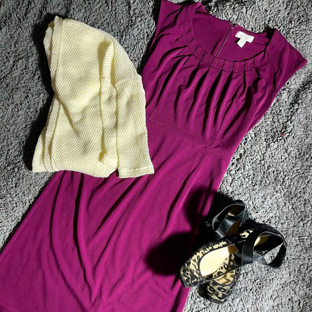 ***SALE***Raspberry Sleeveless Dress!